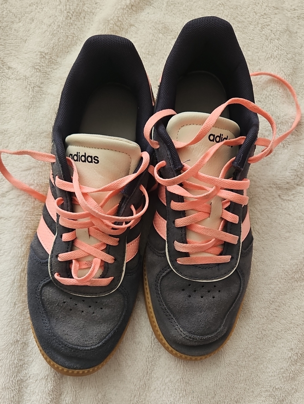 adidas Women's Navy and Coral Athletic Sneakers